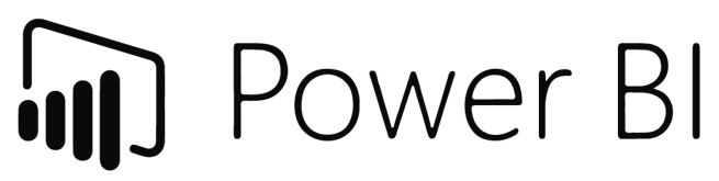 Logo and text of PowerBI